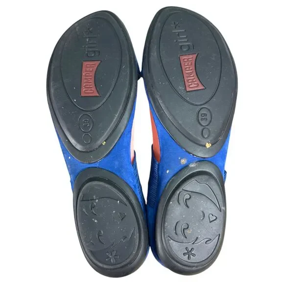 Camper Right Nina 21735-058 Blue Suede Strap Sandals Size EU 39 US 9 - Picture 9 of 11